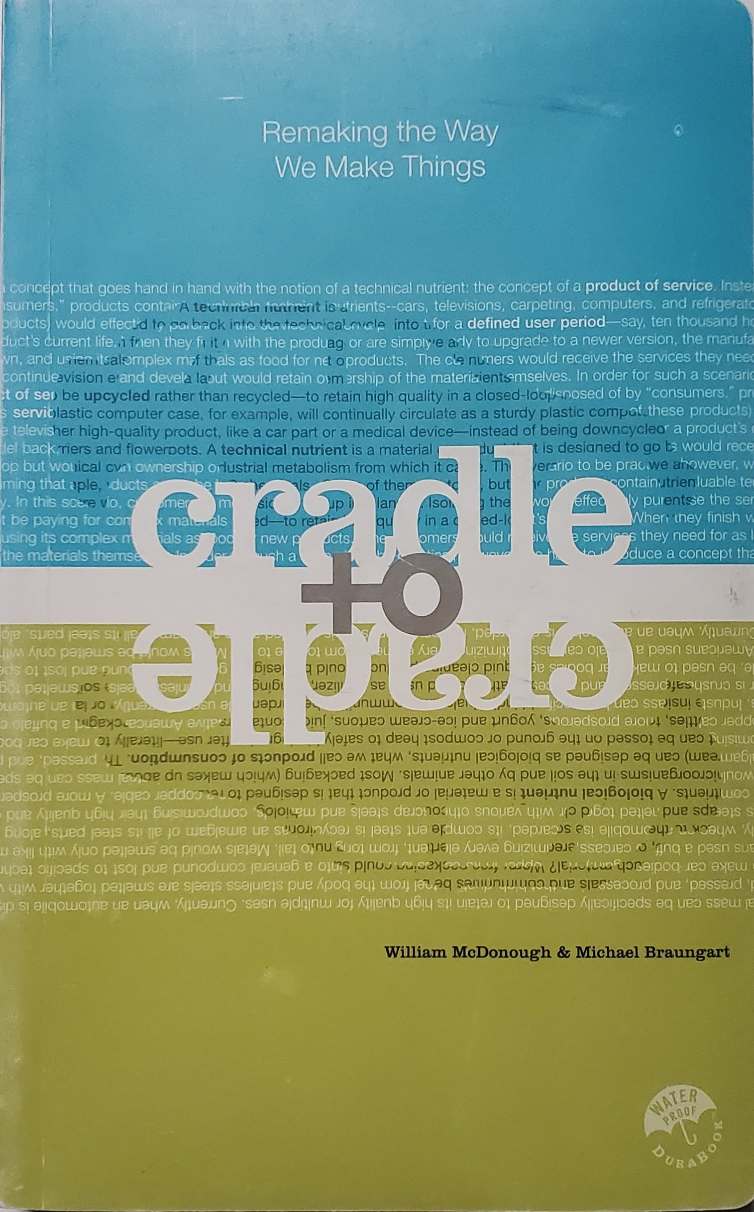 Cover of Cradle to Cradle